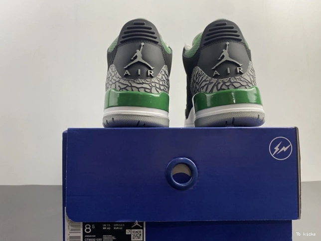 Reps TBK CT8532-030 3 Air Pine Green Jordan 0822